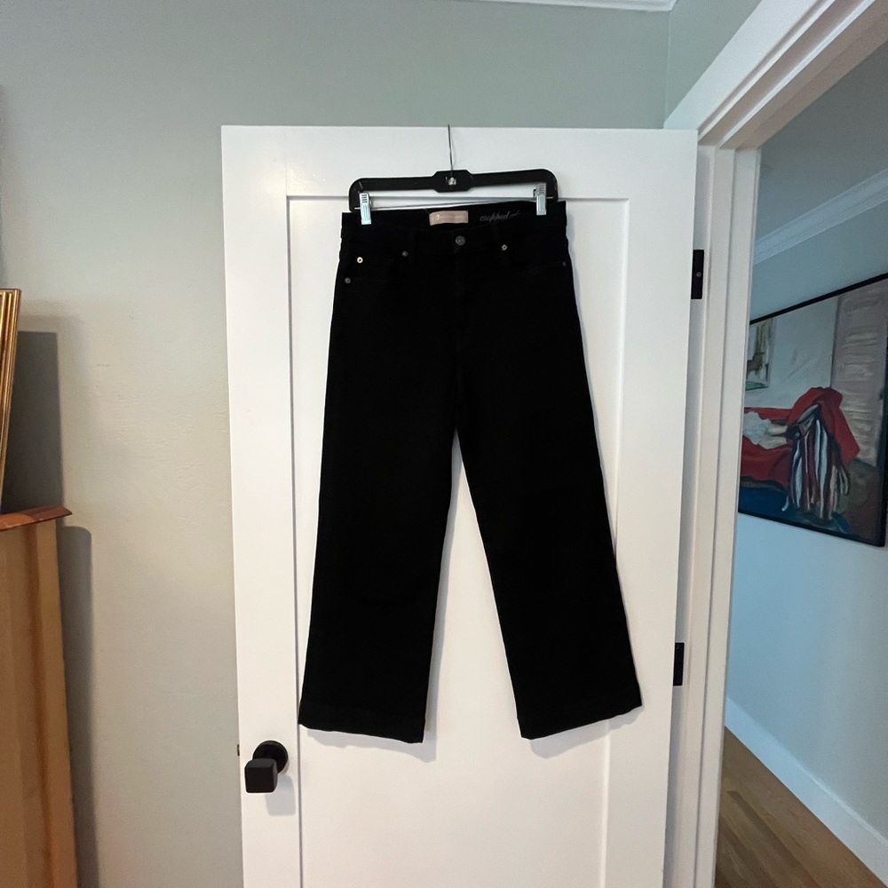 High-Rise Wide-Leg Jeans in Dark Gray - Picture 4 of 7